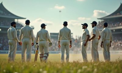 Prime Minister Anthony Albanese meeting India and Australia cricket teams ahead of the Sydney Test, showing support and unity.