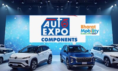 Hyundai and Tata Motors showcase new electric vehicles at Bharat Mobility Global Expo 2025.