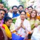 Ruby Phogat Yadav leads BJP delegation to congratulate Chief Minister Rekha Gupta, emphasizing unity and development goals.