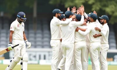 Danish Malewar scores 153 in Ranji Trophy final, powering Vidarbha to 379 as Kerala fights back with a strong batting response.